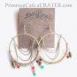 Lucky Brand Brass Hoop Dangle earrings for women