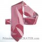Vintage Claiborne Red White Dots Hand Made Mens Silk Necktie Tie