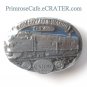 Covered Wagon New York Central Lines 1988 C&J Pewter US Belt Buckle