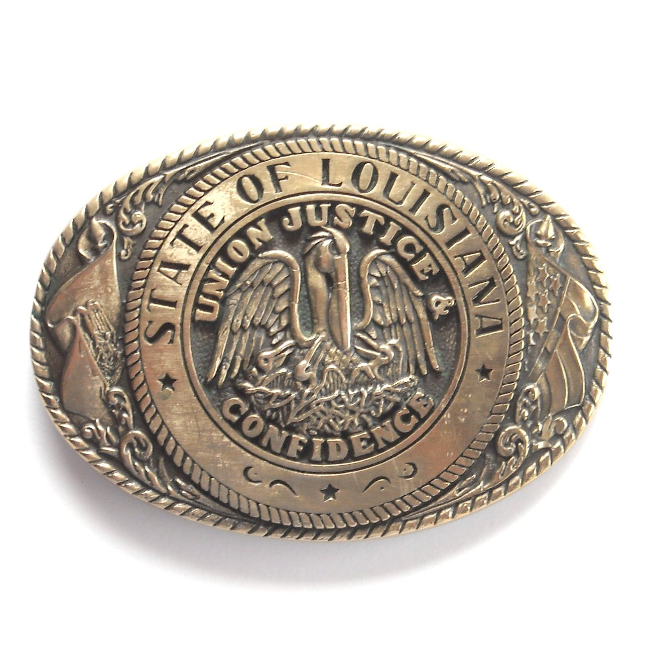 louisiana belt buckle