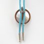 4 Aces Southwest Design Silver Tone Bootlace Bolo Tie