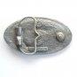 Elk Flying Bald Eagle Vintage C J Belt Buckle