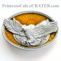 Landing Eagle Mountain 3D Katz Pewter Belt Buckle