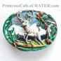 Trophy Buck White Mountain 3D Great American Standard Small Belt Buckle