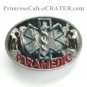 Paramedic Logo Eagle Vintage C & J Pewter Standard Small Belt Buckle