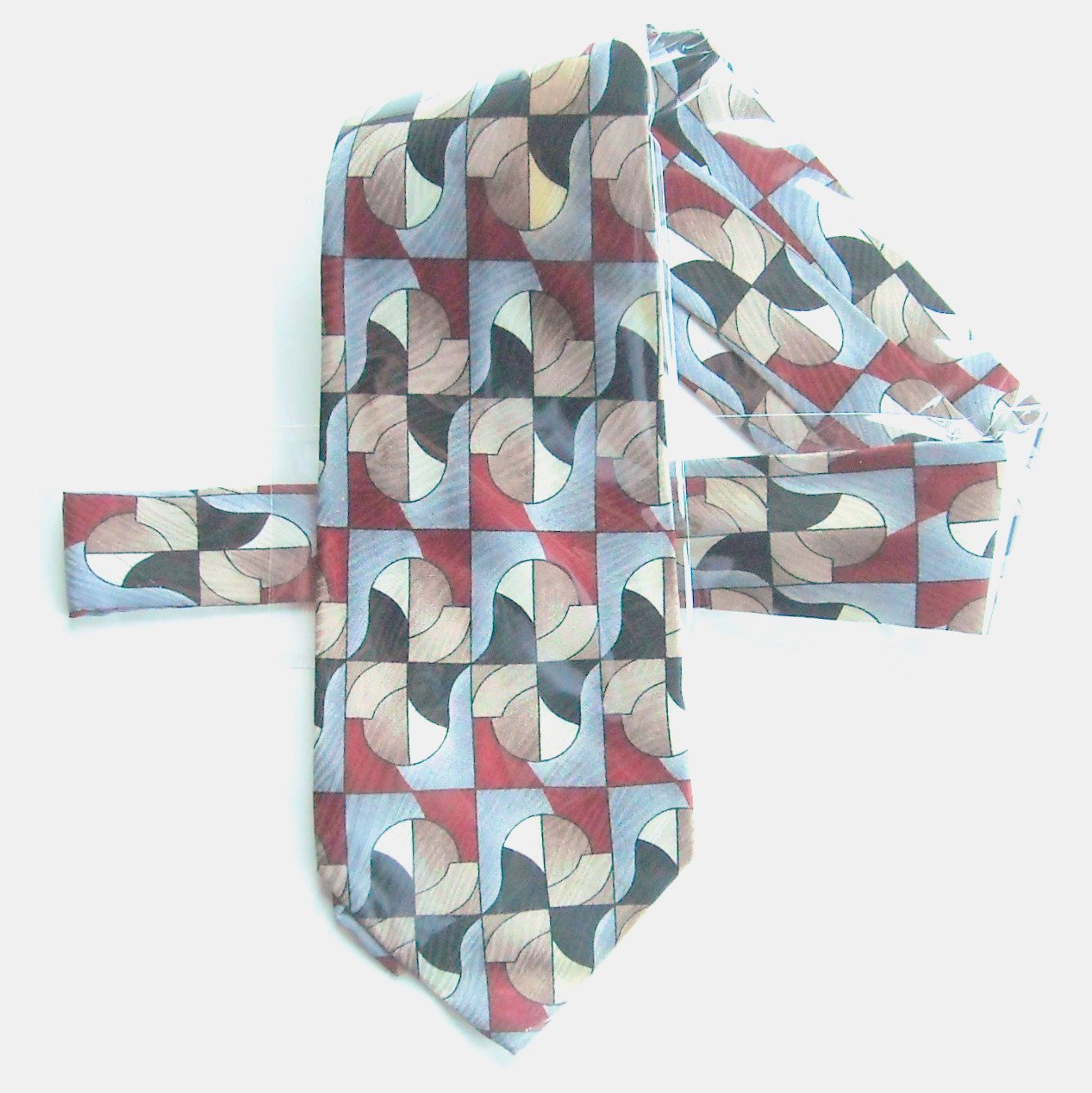 Vintage Monterey Bay Mens Silk Necktie Tie