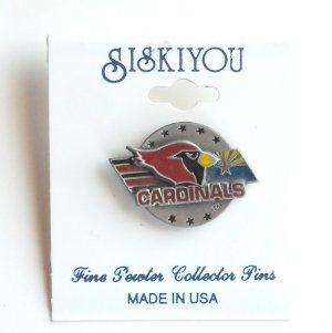 Arizona Cardinals Team Logo Siskiyou Pewter Tie Tac Hat Lapel Pin