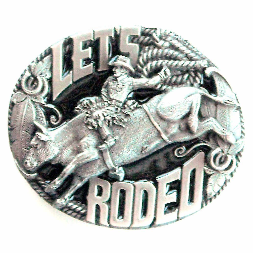 Let's Rodeo Bergamot 3D Pewter Belt Buckle