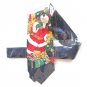 Vintage Puritan Christmas Santa Mens Silk Necktie Tie