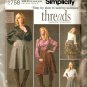 Misses Skirts Shirt Threads Simplicity Sewing Pattern 2758