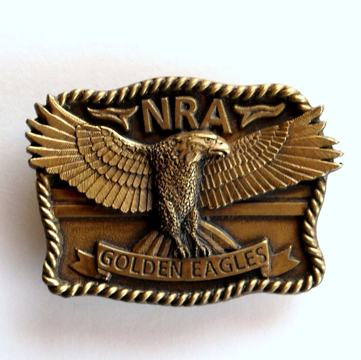 National Rifle Association Nra Golden Eagles Brass Color