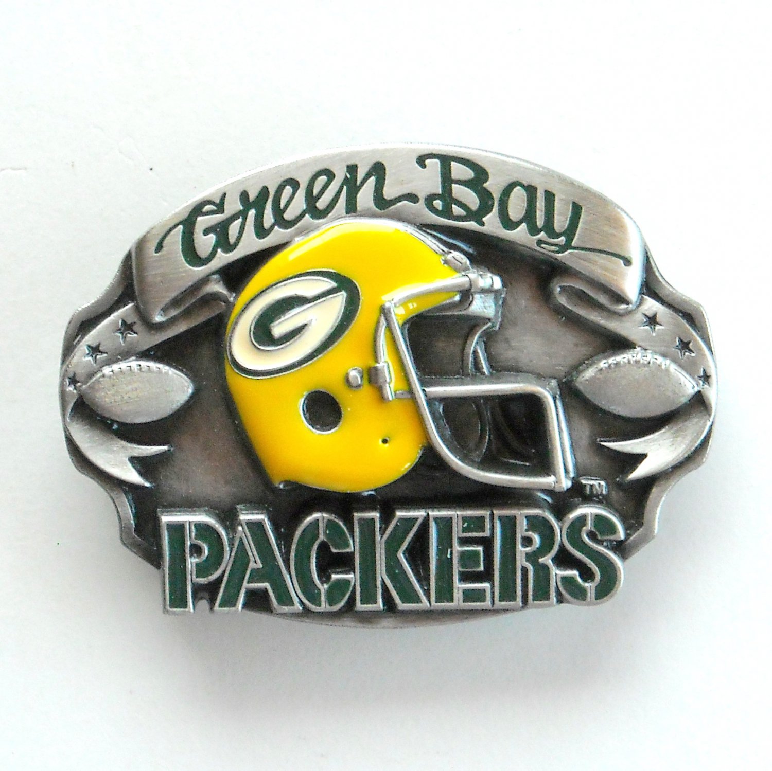 Green Bay Packers Crystal Silver Earrings - Siskiyou Buckle FRCE115