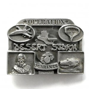 United States Air Force Solid Pewter Belt Buckle Military Patriotic 