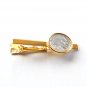 Genuine Buffalo Indian Head Nickel Coin Vintage Gold color Tie Slide Clip