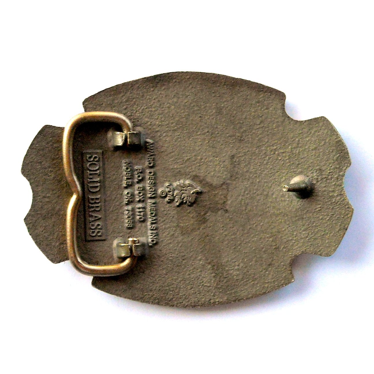 Ruger Thunderbird Phoenix Firebird Bird Solid Brass Award Design belt