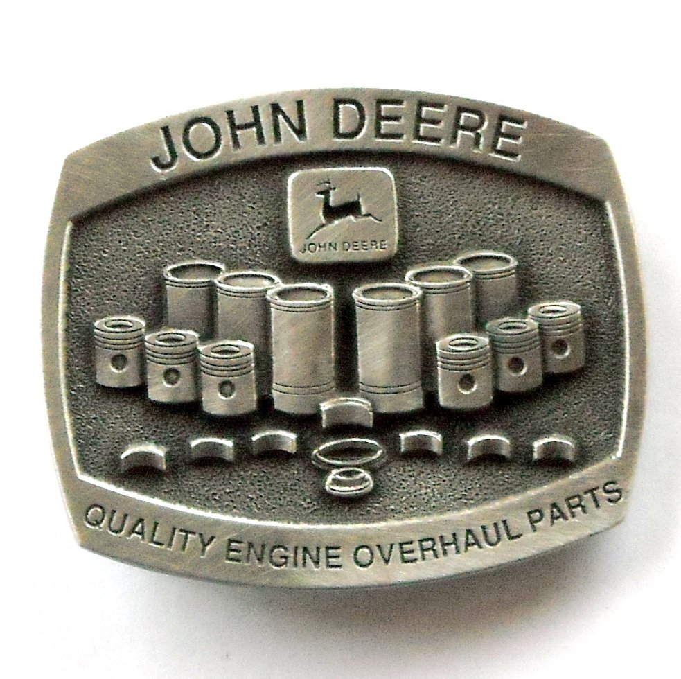 John Deere Brand Limited Edition Pewter Belt Buckle