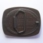 Lone Wolf 3D Vintage Steven L Knight Bronze Belt Buckle