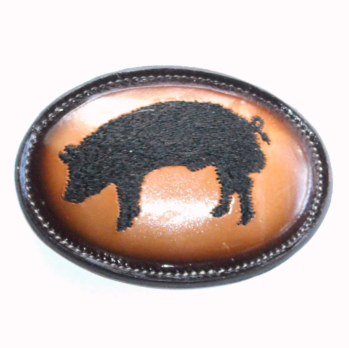 pig belt buckle