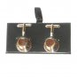 Gentlemens High Hat Silver Color 3D Cufflinks Boxed