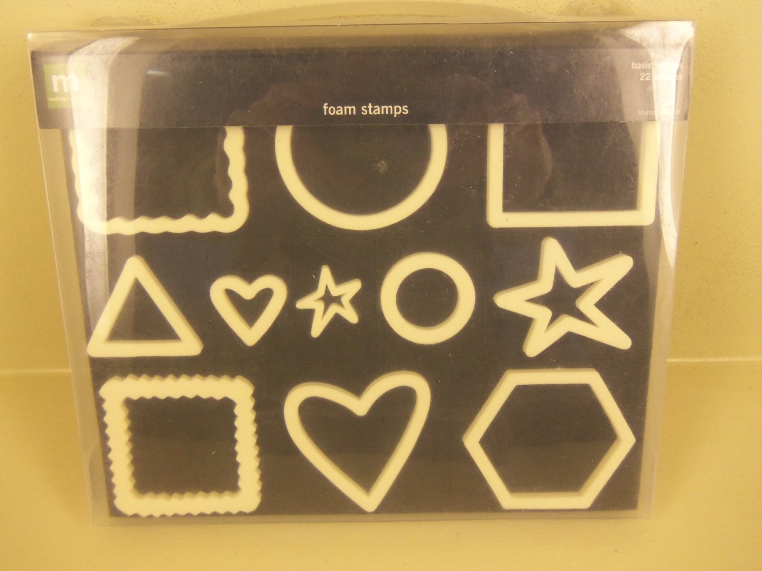 Making Memories Foam Stamps - basic shapes