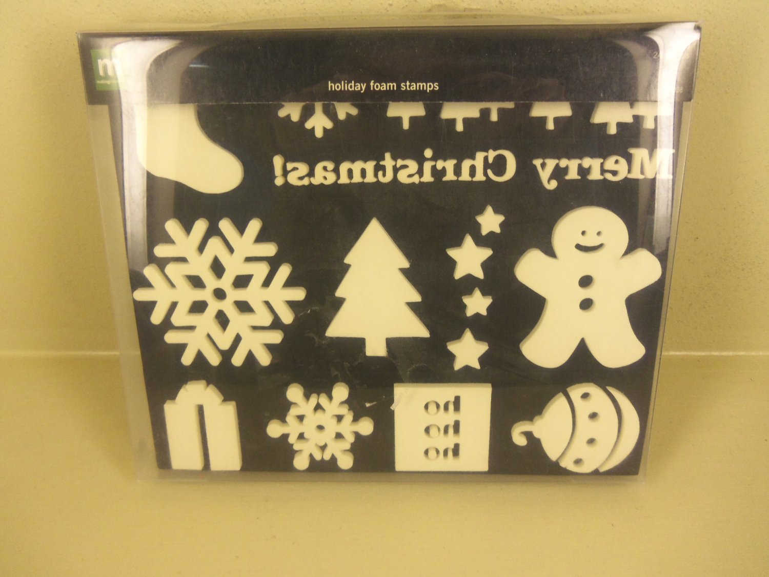 Making Memories Foam Stamps - holiday christmas