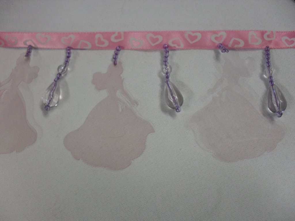Disney Trim Dangle Sequin Princess - 3" - by the yard