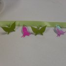 Disney Trim Dangle Sequin Tinkerbell Butterfly Flower - 1 1/2" - by the yard