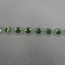 Disney Trim Green Acrylic Rhinestone Tinkerbell 7/16" - by the yard