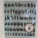 Martha Stewart Clear Stamps - Halloween Alphabet