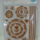 Martha Stewart Clear Stamps - Heart & Flower