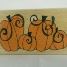 Wood Block Stamp - Hey Pumpkin