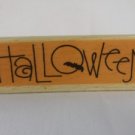 Wood Block Stamp - Halloween