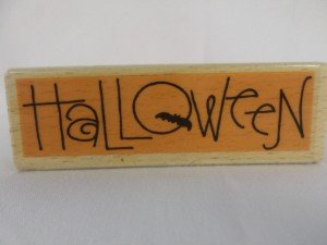 Wood Block Stamp - Halloween