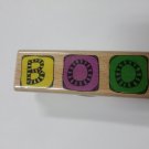 Wood Block Stamp - Boo