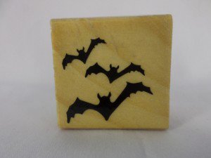 Wood Block Stamp - Bats