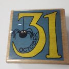 Wood Block Stamp - October 31st