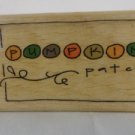 Wood Block Stamp - Pumpkin Patch