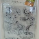 Stampology Clear Stamp Set - Swirls
