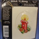Cross Stitch Mini Kit - Christmas Candle