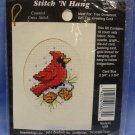 Cross Stitch Mini Kit - Christmas Cardinal