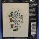 Cross Stitch Mini Kit - Peace on Earth