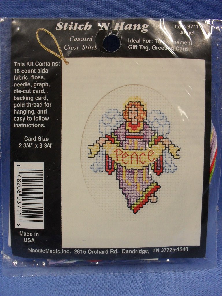 Cross Stitch Mini Kit - Peace Angel