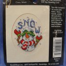 Cross Stitch Mini Kit - Snowman