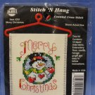 Cross Stitch N Hang Kit - Snowman