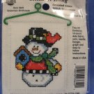 Cross Stitch N Hang Kit - Snowman