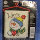 Cross Stitch N Hang Kit - Snowman