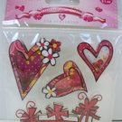 Handmade Valentine Dimensional Stickers - Hearts
