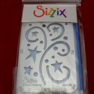 Sizzix Impressions Embossing Folder Stars & Swirls Design