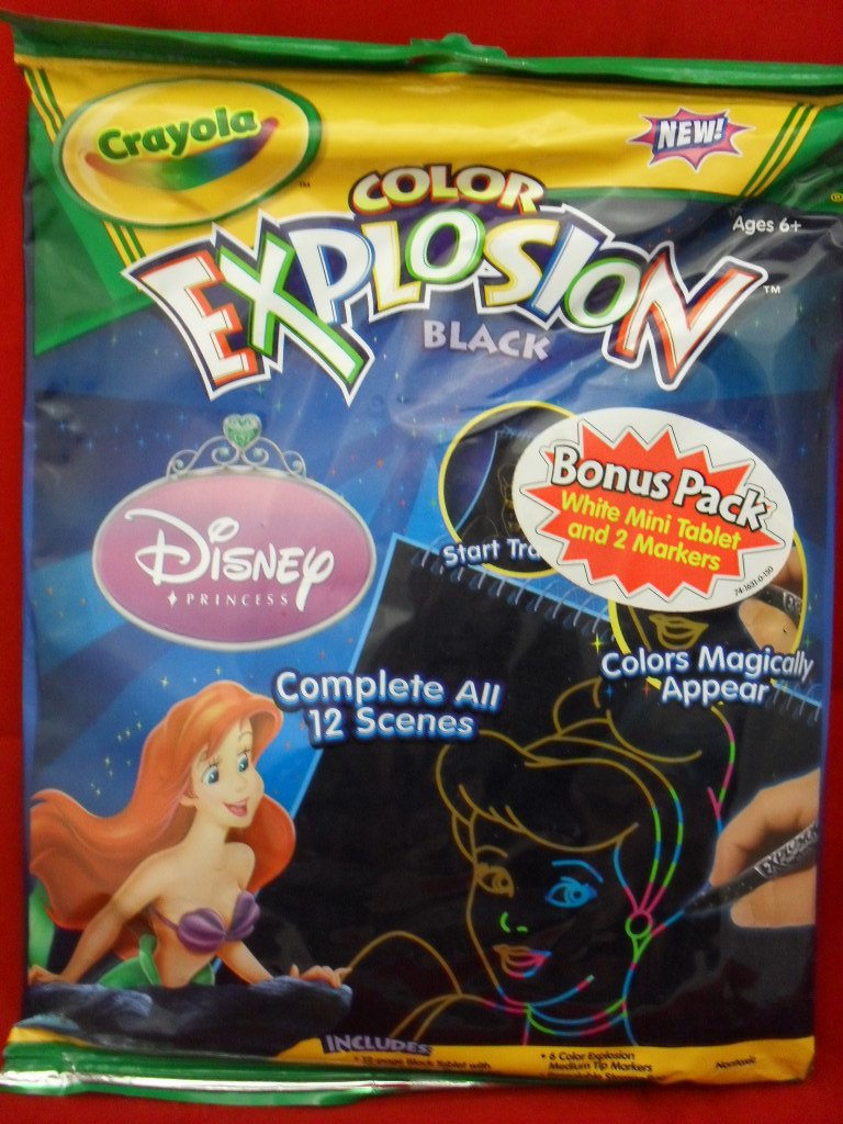 Crayola Color Explosion Black Disney Princess