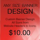 Any Size Banner Design